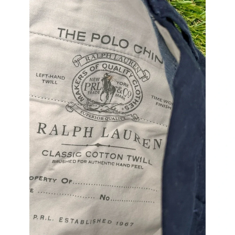 NWT Polo Ralph Lauren Embroidered Skull Preppy Twill Chino Pants W34×L30